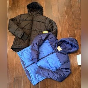 Kids Puffer Jacket bundle- Black and Blue